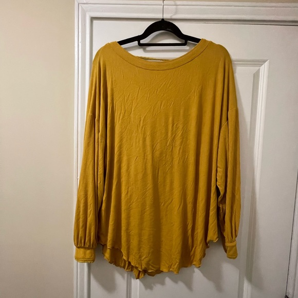 Free People Yellow Blouse - Picture 3 of 9